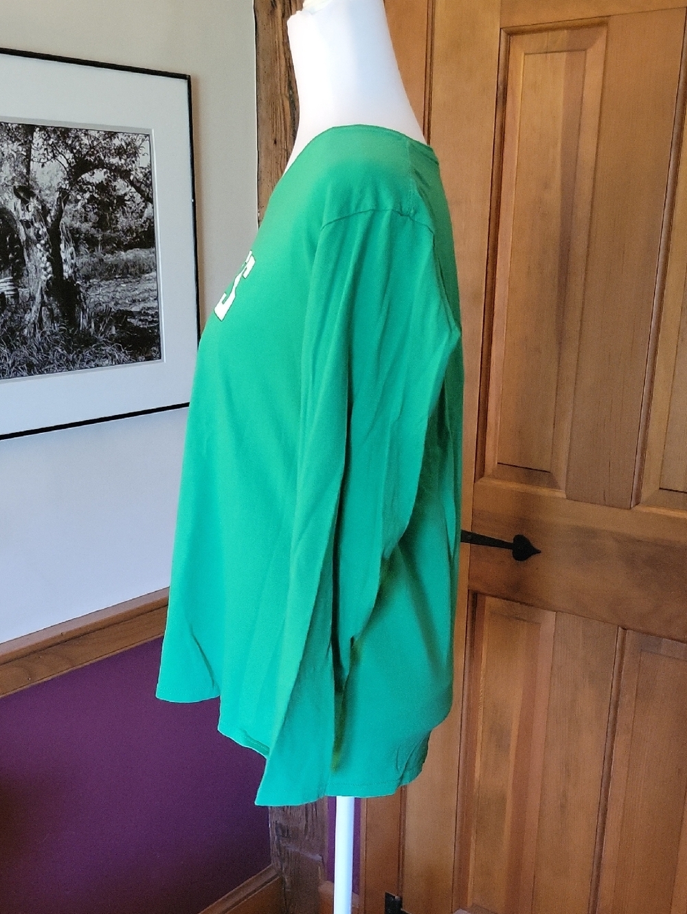 Green Wales Graphic Long Sleeve Tee - Picture 3 of 5